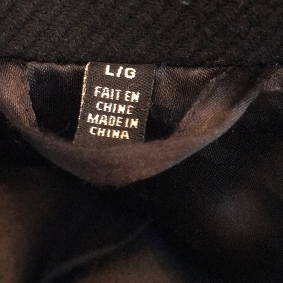 Le Chateau Wool Blend Pea Coat size L - Picture 10 of 12